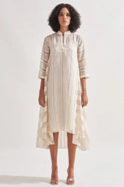 Amrich Meera Hi-lo Panelled Dress