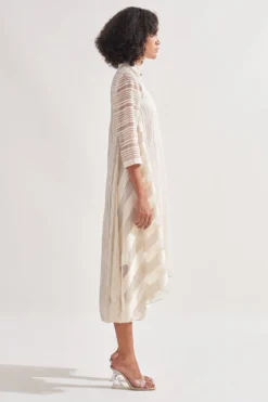 Amrich Meera Hi-lo Panelled Dress -Inca Clothing Shop 23623amr1 3