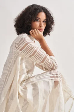 Amrich Meera Hi-lo Panelled Dress -Inca Clothing Shop 23623amr1 4