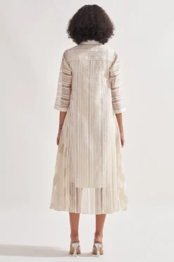 Amrich Meera Hi-lo Panelled Dress -Inca Clothing Shop 23623amr1 5