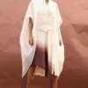 Richa Khemka Beige & Brown Cutwork Kaftan & An Ombre Dress