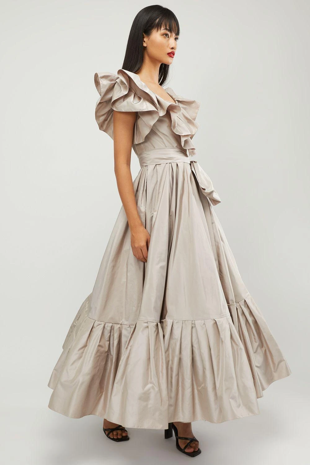 Gauri & Nainika Oyster Wrap Dress 2 Gauri & Nainika Oyster Wrap Dress - Image 2