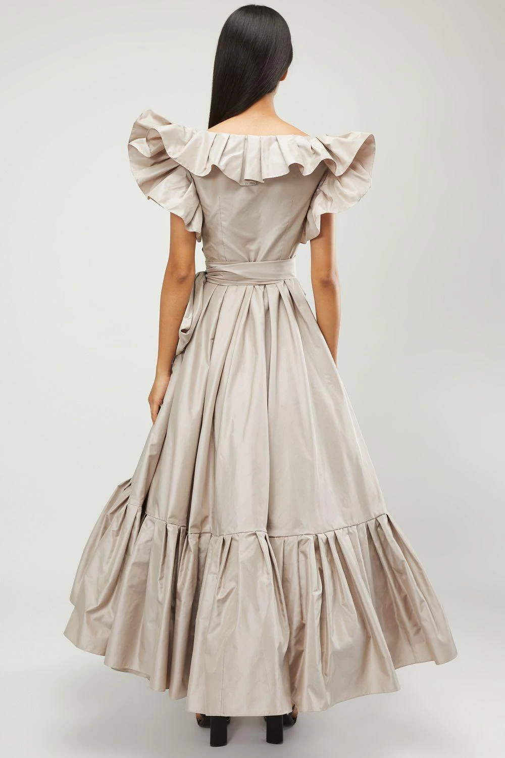 Gauri & Nainika Oyster Wrap Dress 3 Gauri & Nainika Oyster Wrap Dress - Image 3