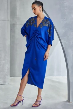 Namrata Joshipura RiverLeaf Drape Dress -Inca Clothing Shop 25723nj10 3