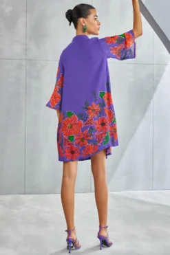 Namrata Joshipura Amethyst Zinnia Gathered Dress 7 Namrata Joshipura Amethyst Zinnia Gathered Dress -Inca Clothing Shop 25723nj15 4