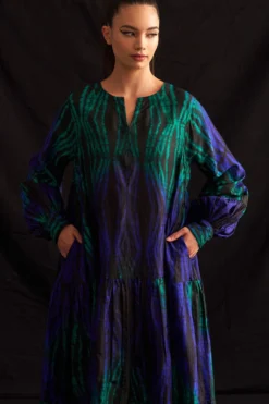 Amrich Mayra Handcrafted Shibori Dress -Inca Clothing Shop 25923aml58 3 1