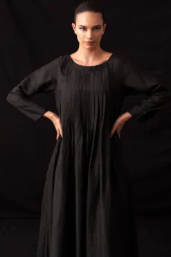 Amrich Fio Handwoven Pleated Dress -Inca Clothing Shop 25923aml7 5