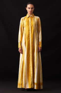 Amrich Kosi Hand-crafted Shibori Patterned Dress