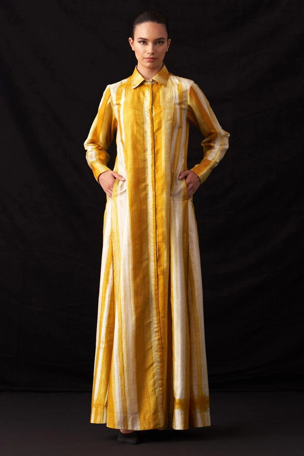 Amrich Kosi Hand-crafted Shibori Patterned Dress 2 Amrich Kosi Hand-crafted Shibori Patterned Dress - Image 2