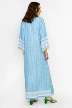 Rara Avis Ocean Blue Aari Embroidered Dress 11 Rara Avis Ocean Blue Aari Embroidered Dress -Inca Clothing Shop 25ra43 6