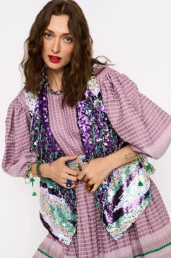 Rara Avis Lavender Gathered Maxi Dress -Inca Clothing Shop 25ra61 3