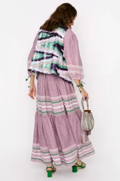 Rara Avis Lavender Gathered Maxi Dress -Inca Clothing Shop 25ra61 6