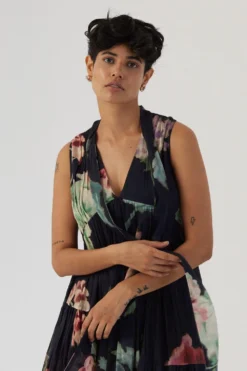 YAM Juliet Black Tiered Dress -Inca Clothing Shop 26623yam24 4