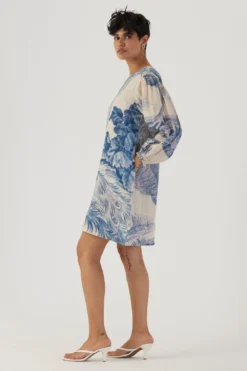 YAM Morni Linen Short Dress -Inca Clothing Shop 26623yam6 3