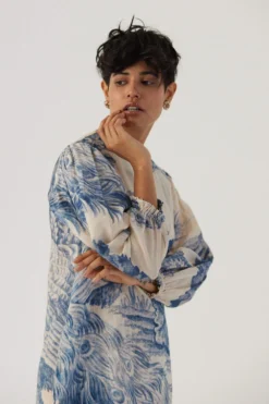 YAM Morni Linen Short Dress -Inca Clothing Shop 26623yam6 4