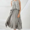 Twenty Nine Grey Mirror Work Dress