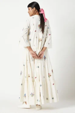 Payal Pratap Giardini Embroidered Dress -Inca Clothing Shop 29623ppg2 5