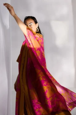 Twinkle Hanspal Bouquet Printed Kaftan Shirt Dress -Inca Clothing Shop 29th24 3