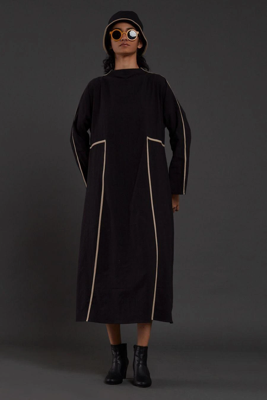 Mati Black High Neck Dress 3 Mati Black High Neck Dress - Image 3