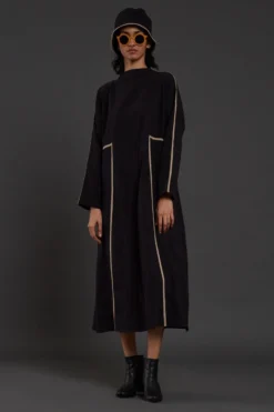 Mati Black High Neck Dress 8 Mati Black High Neck Dress -Inca Clothing Shop 3012wo12 4