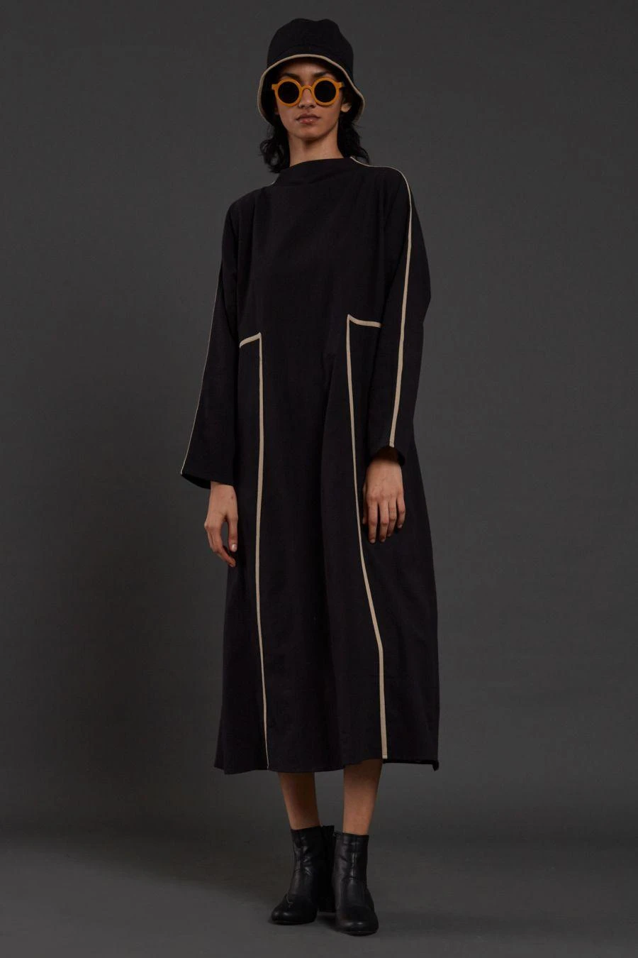 Mati Black High Neck Dress 4 Mati Black High Neck Dress - Image 4