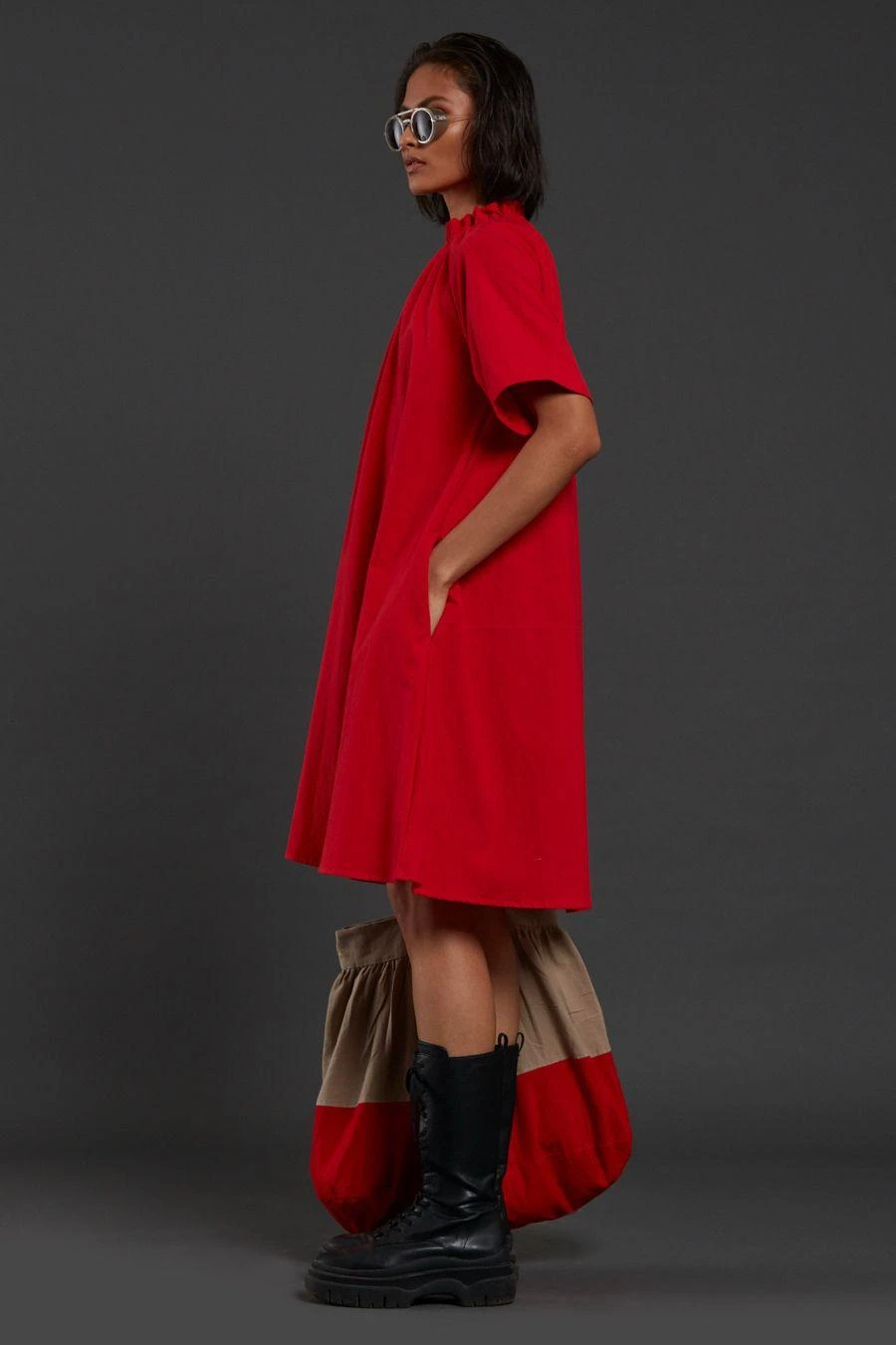 Mati Red Tora Dress 2 Mati Red Tora Dress - Image 2