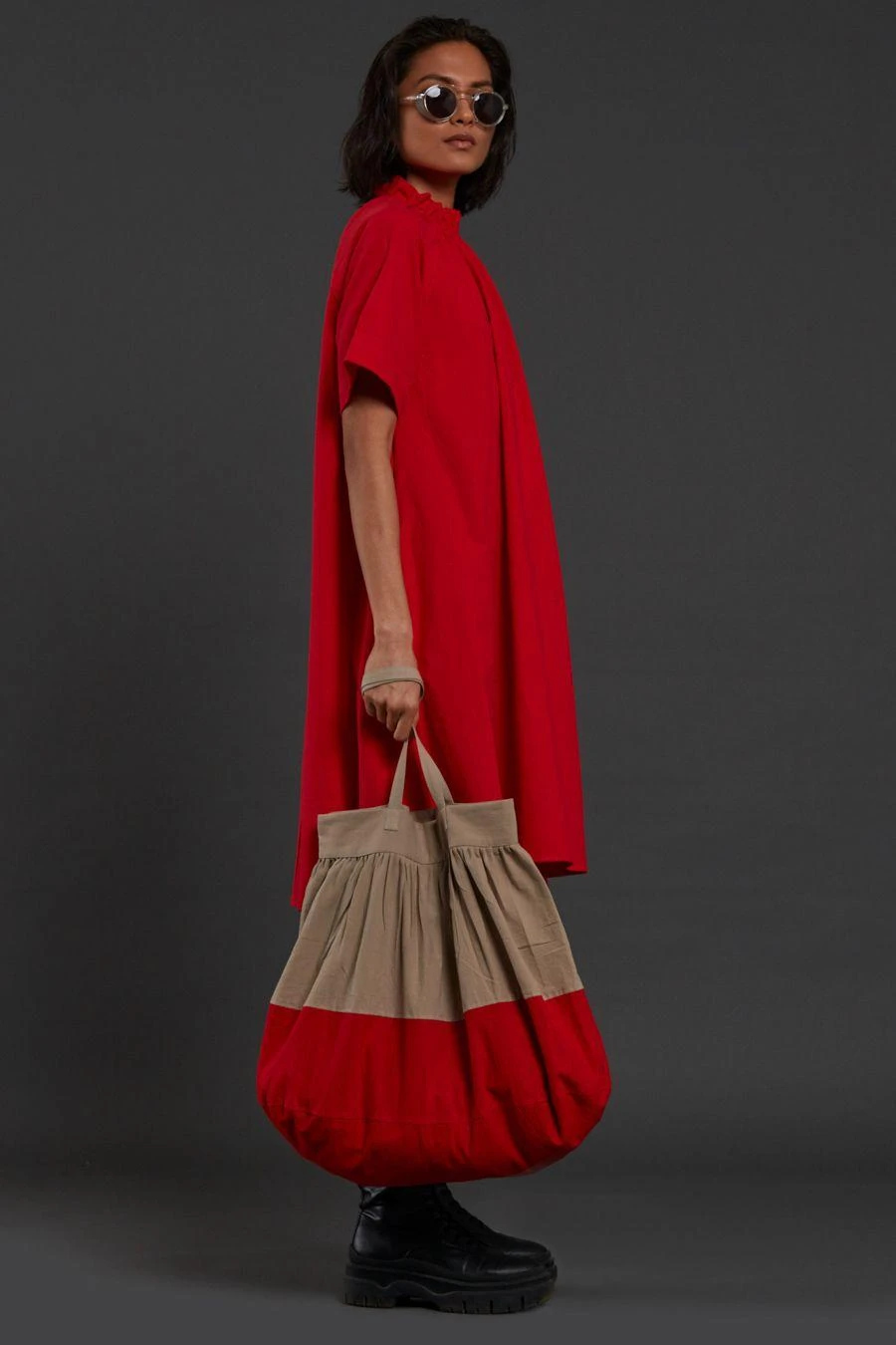 Mati Red Tora Dress 3 Mati Red Tora Dress - Image 3