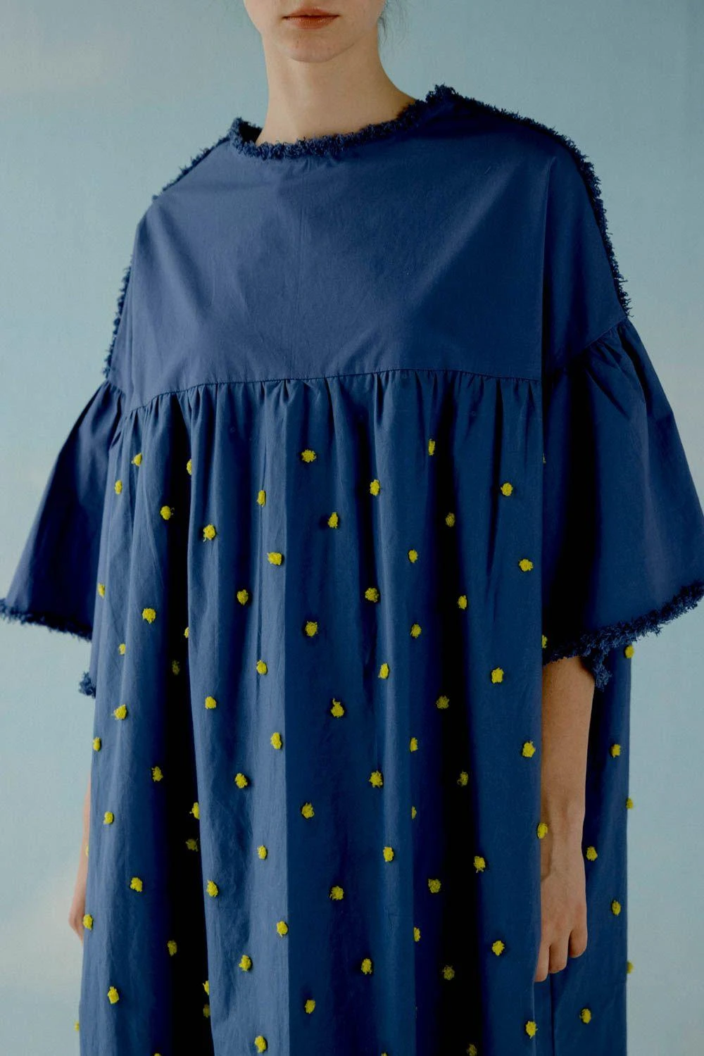 ILK Smoke Blue Oversized Dress 2 ILK Smoke Blue Oversized Dress - Image 2