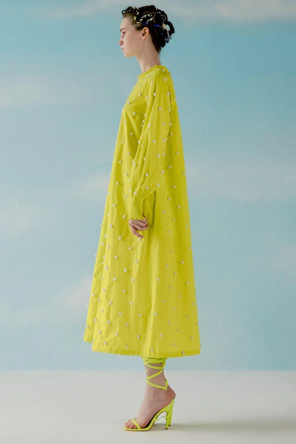 ILK Neon Yellow Dress 2 ILK Neon Yellow Dress - Image 2