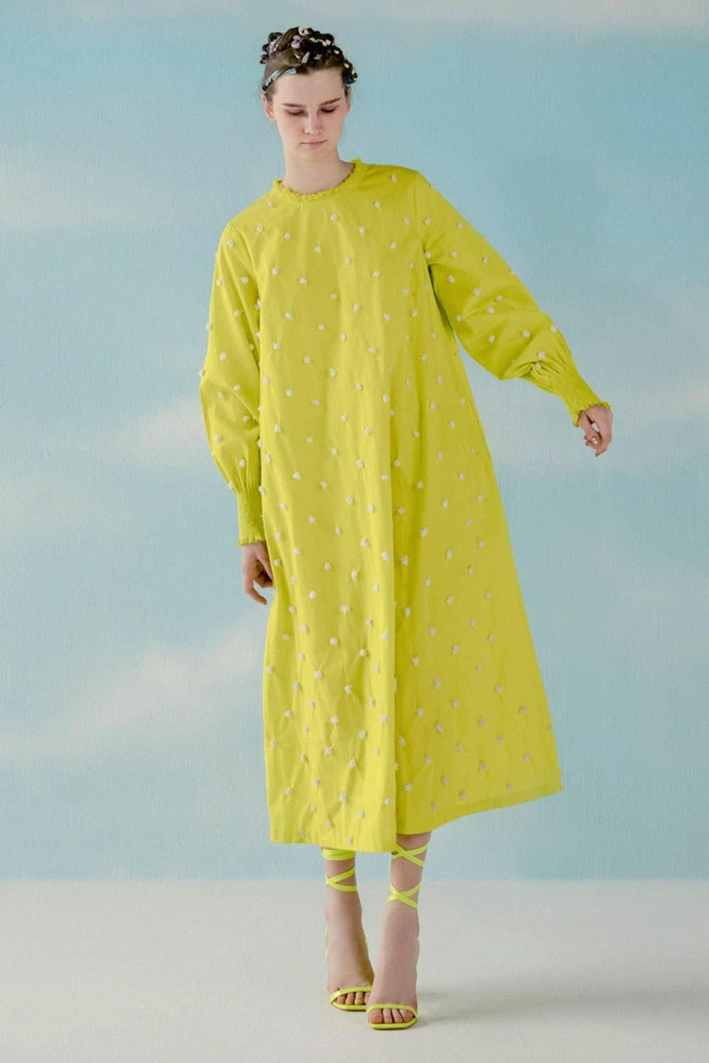 ILK Neon Yellow Dress 3 ILK Neon Yellow Dress - Image 3