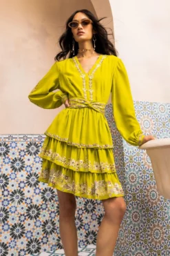 PATINE Ellie Lush Lime Dress 7 PATINE Ellie Lush Lime Dress -Inca Clothing Shop 30823pe14 3
