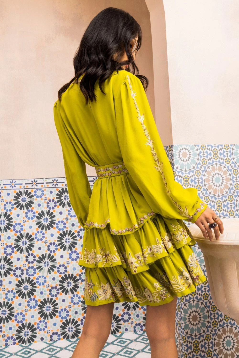 PATINE Ellie Lush Lime Dress 4 PATINE Ellie Lush Lime Dress - Image 4