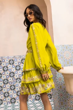 PATINE Ellie Lush Lime Dress 9 PATINE Ellie Lush Lime Dress -Inca Clothing Shop 30823pe14 5