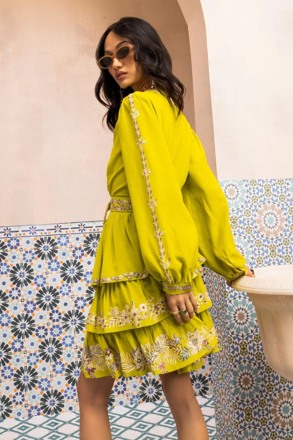 PATINE Ellie Lush Lime Dress 5 PATINE Ellie Lush Lime Dress - Image 5