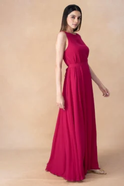 Stephany Pink Maxi Dress -Inca Clothing Shop 31123sy4 3