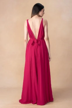 Stephany Pink Maxi Dress -Inca Clothing Shop 31123sy4 5