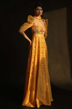 Chandrima Embroidered Maxi Dress