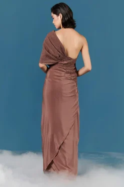 ILK Bronze Sari Dress -Inca Clothing Shop 411ilk31 4