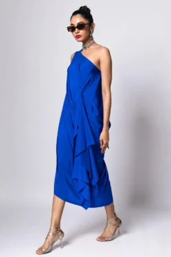 REIK Electric Blue Mimosa Dress With A Moulin Shirt -Inca Clothing Shop 477668 4