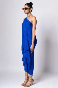 REIK Electric Blue Mimosa Dress With A Moulin Shirt -Inca Clothing Shop 477668 5