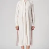 Rajesh Pratap Singh Ivory Pintuck Midi Dress