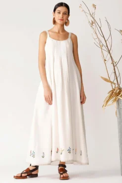 Payal Pratap Dress With Embroidered Hemline