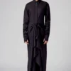 Rajesh Pratap Singh Black Knotted Maxi Dress