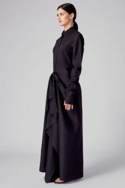 Rajesh Pratap Singh Black Knotted Maxi Dress -Inca Clothing Shop 4wj 57a 3