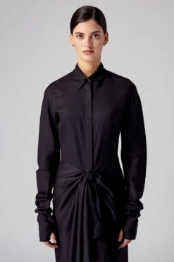 Rajesh Pratap Singh Black Knotted Maxi Dress -Inca Clothing Shop 4wj 57a 4