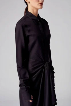 Rajesh Pratap Singh Black Knotted Maxi Dress -Inca Clothing Shop 4wj 57a 5