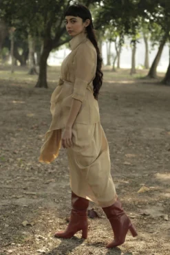 REIK Beige Mimosa Dress With A Jacket -Inca Clothing Shop 511rps9 3