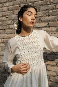 Ahmev Snowdrop Smocked Dress -Inca Clothing Shop 5423ahm15 4