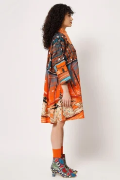 Two Point Two Orange Mamaro Dress -Inca Clothing Shop 5623ce30 4