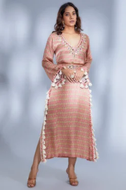 Gopi Vaid Rahat Printed Kaftan Dress
